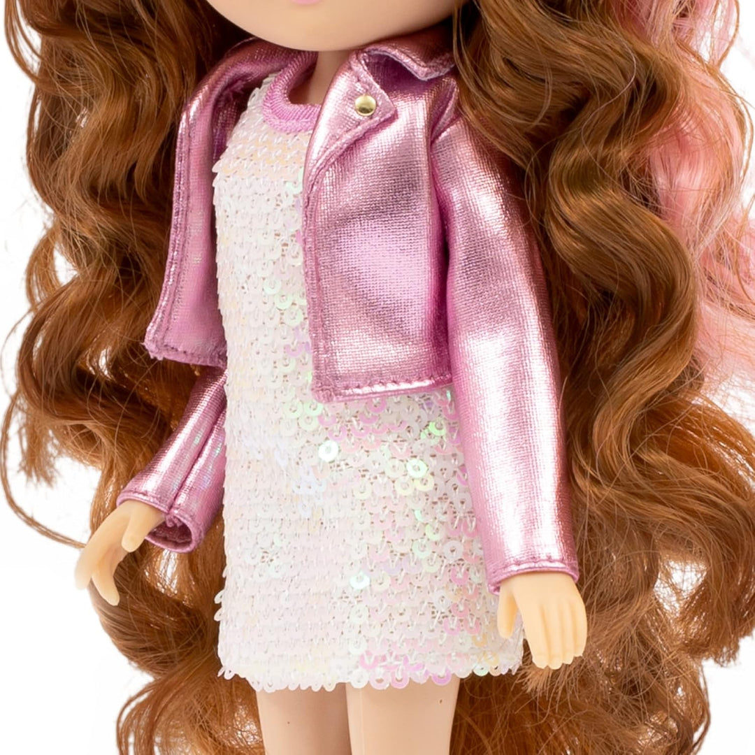 UNIQUE EYES, Puppe 25 cm – Sophia, mit Blick auf die Augen, mit magischen Haaren, Spielzeug für Kind