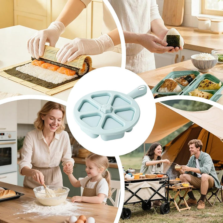 Sushi- und Onigiiri Triangional Formwerkzeug | Sushi Form für Hausgebrauch, Küche, Lunch, Kochen, Ki