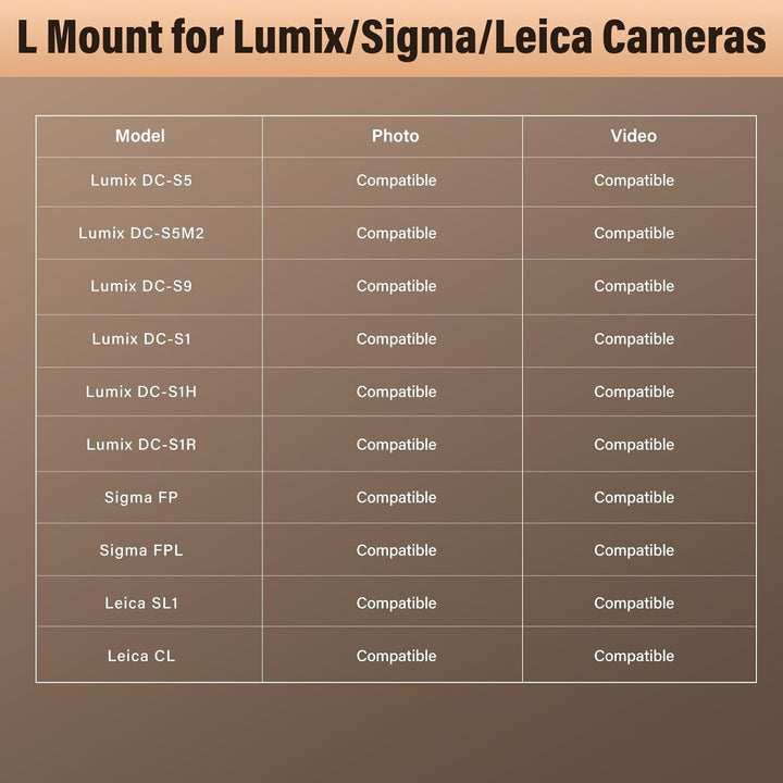 SIRUI Aurora 85 mm F1.4 Vollformat-Autofokusobjektiv für L-Mount-Kameras, Teleobjektiv mit Festbrenn