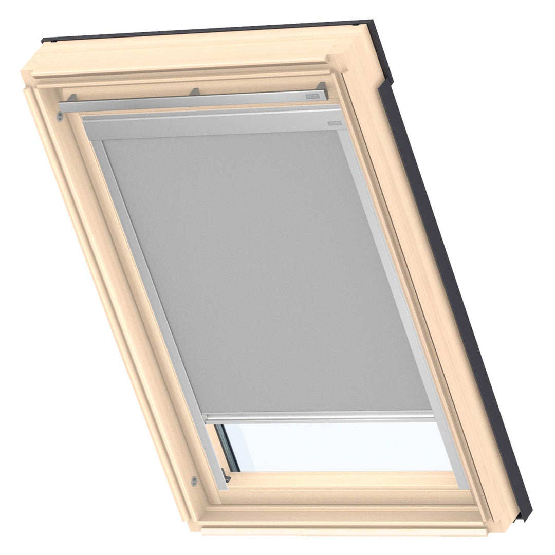 VELUX Original Dachfenster Verdunkelungsrollo Classic, Grau, für S06 B96 x H93 cm Grau, B96 x H93 cm