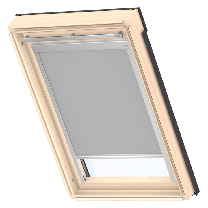 VELUX Original Dachfenster Verdunkelungsrollo Classic, Grau, für S06 B96 x H93 cm Grau, B96 x H93 cm