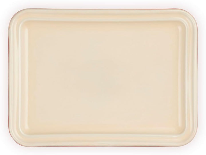 Le Creuset Steinzeug Butterdose, 900 g, 17 x 12.5 x 9 cm, Kirschrot, Kirschrot