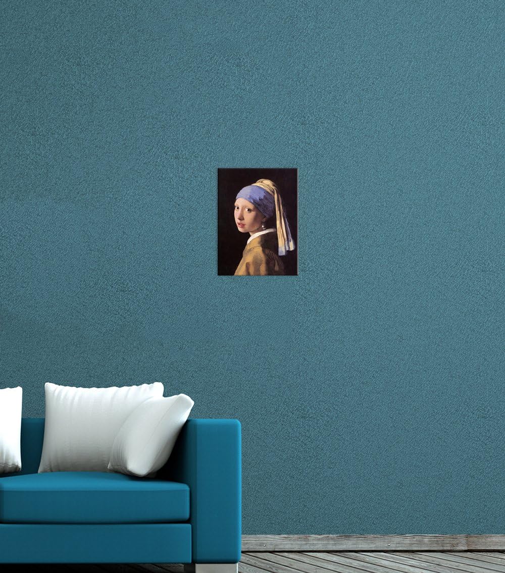 Bilderdepot24 Bild auf Leinwand | Jan Vermeer Das Mädchen mit dem Perlenohrgehänge in 50x60 cm als W