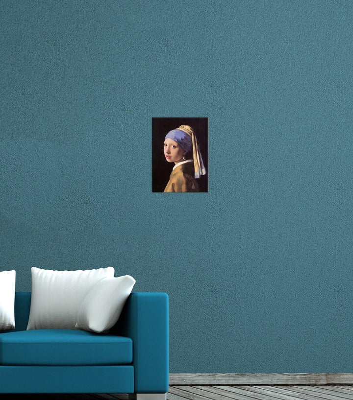 Bilderdepot24 Bild auf Leinwand | Jan Vermeer Das Mädchen mit dem Perlenohrgehänge in 50x60 cm als W