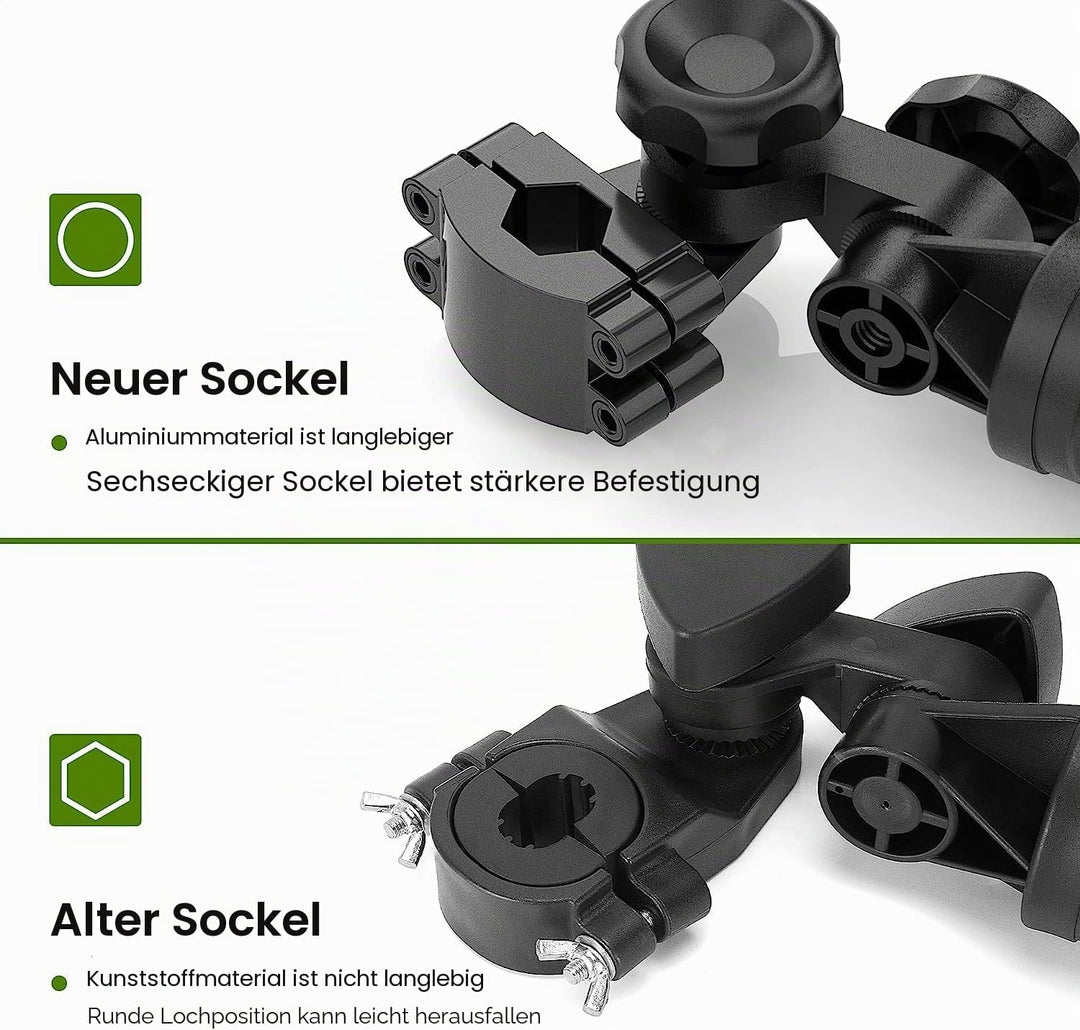 10L0L Strapazierfähiger Golf-Regenschirmhalter, einzigartiger sechseckiger Aluminiumsockel, resisten
