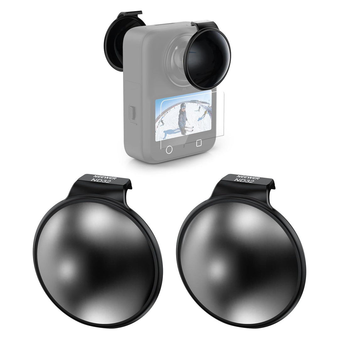 NEEWER ND Filter Set kompatibel mit DJI Osmo 360 nur, ND32 (5 Stop), Snap On, mehrfachvergüteter opt