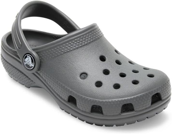 Crocs Unisex Kids Classic Clog T 19/20 EU Slate Grey, 19/20 EU Slate Grey