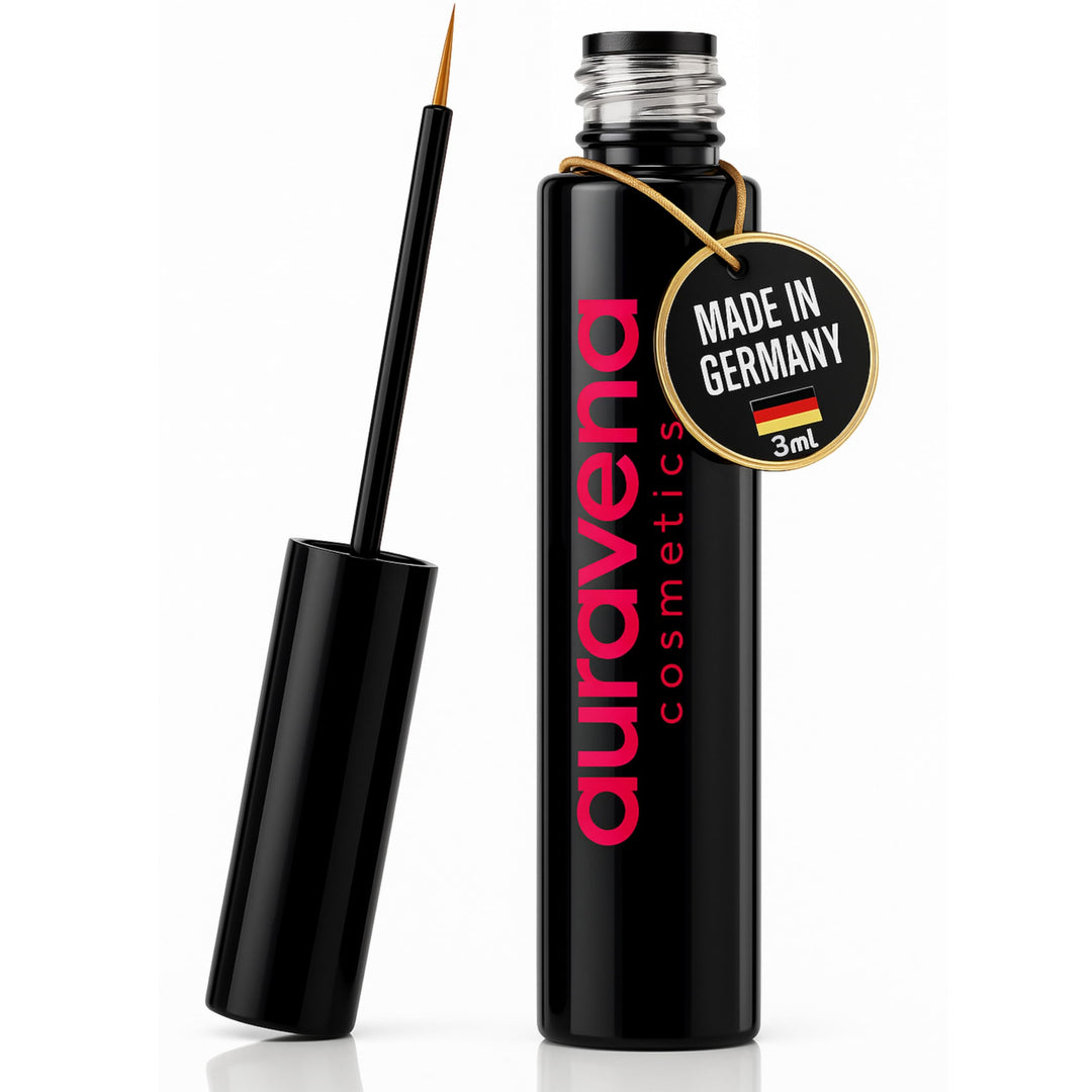 Wimpernserum ohne Hormone I 3ml I Lash Serum vegan &amp; cruelty free | Für empfindliche Augen I Längere