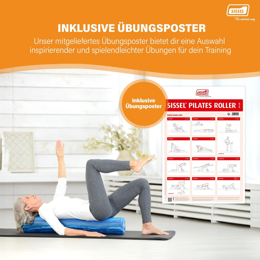 Sissel Soft, Pilates Roller Unisex Erwachsene Blau (Blue) Einheitsgrösse, Blau (Blue) Einheitsgrösse