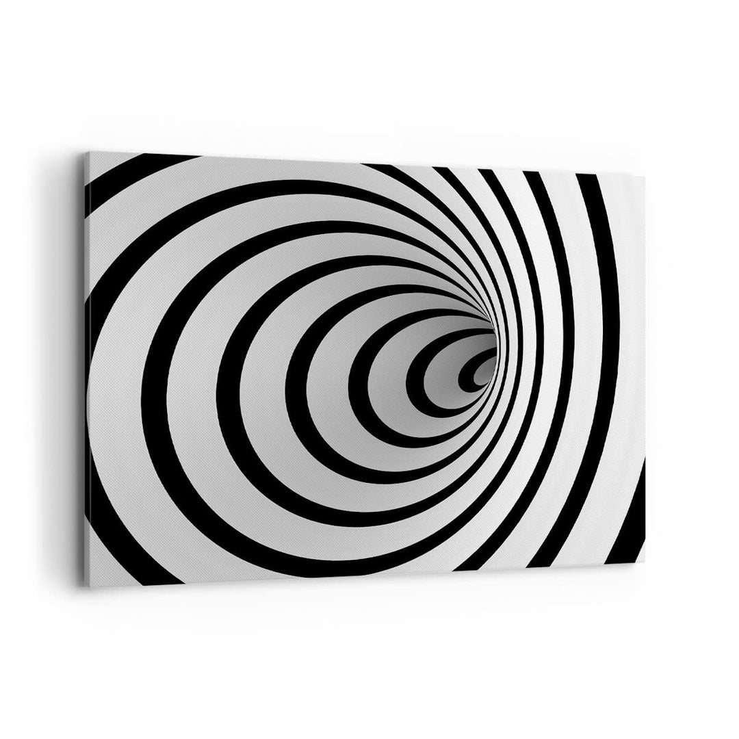 Bilder auf Leinwand 100x70cm Leinwandbild Spirale abstrakt komposition Gross Wanddeko Bild Schlafzim