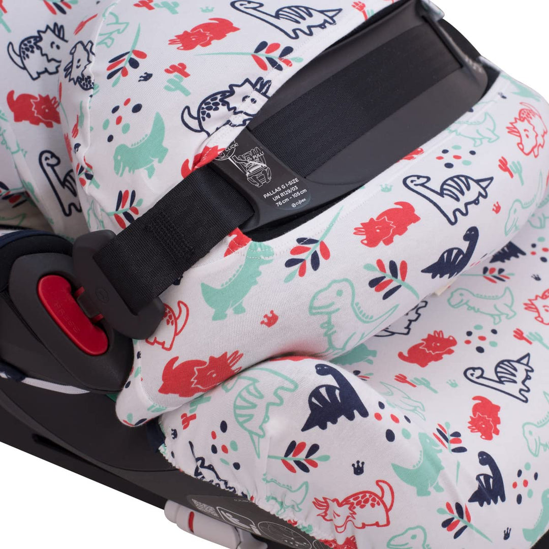 JYOKO KIDS Bezug Kompatibel mit Cybex Pallas G I-SIZE (Bezug Pallas G, DINO PARTY) Bezug Pallas G DI