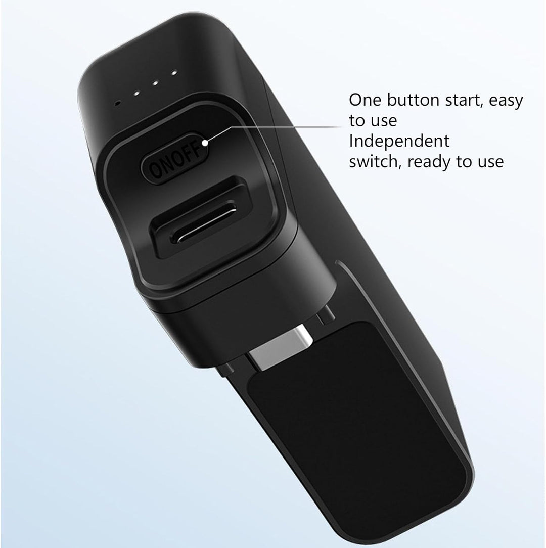 3500 mAh Akku für PS5 Controller, Tragbarer Controller Akku mit LED Anzeige, Individueller Schalter,