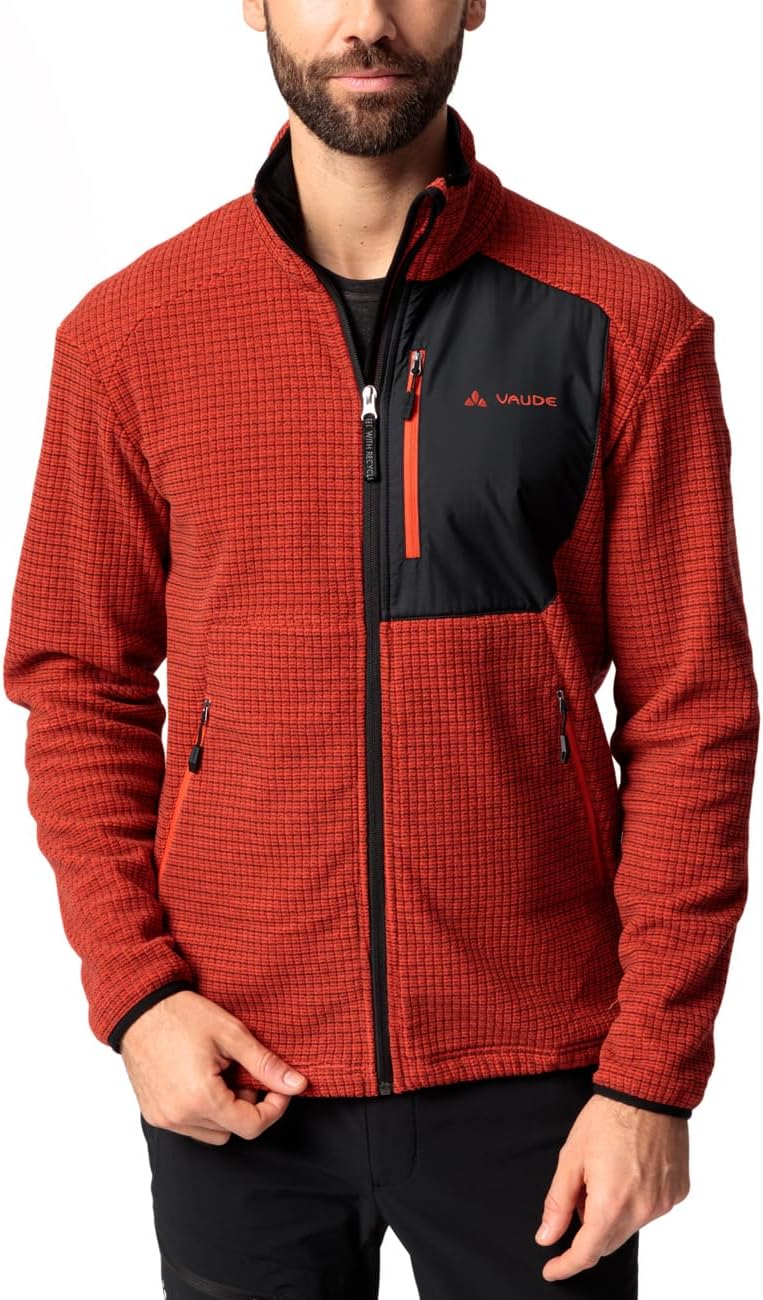 VAUDE Herren Men's Neyland Fleece Jacket Jacke XL glowing red, XL glowing red