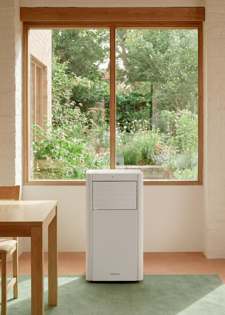 CREATE SILKAIR DUAL CONNECT 9000 / Mobiles 4-in-1-WLAN-Klimagerät 9000 BTU mit Wärmepumpe / mit Absa