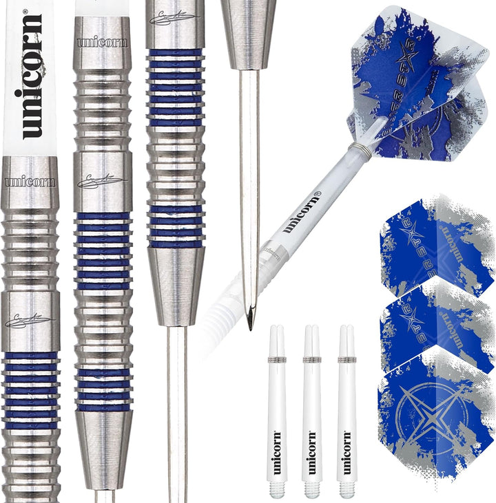 Unicorn Einhorn Herren Silber Star Gary Anderson 22 g Silber, 22 g Silber