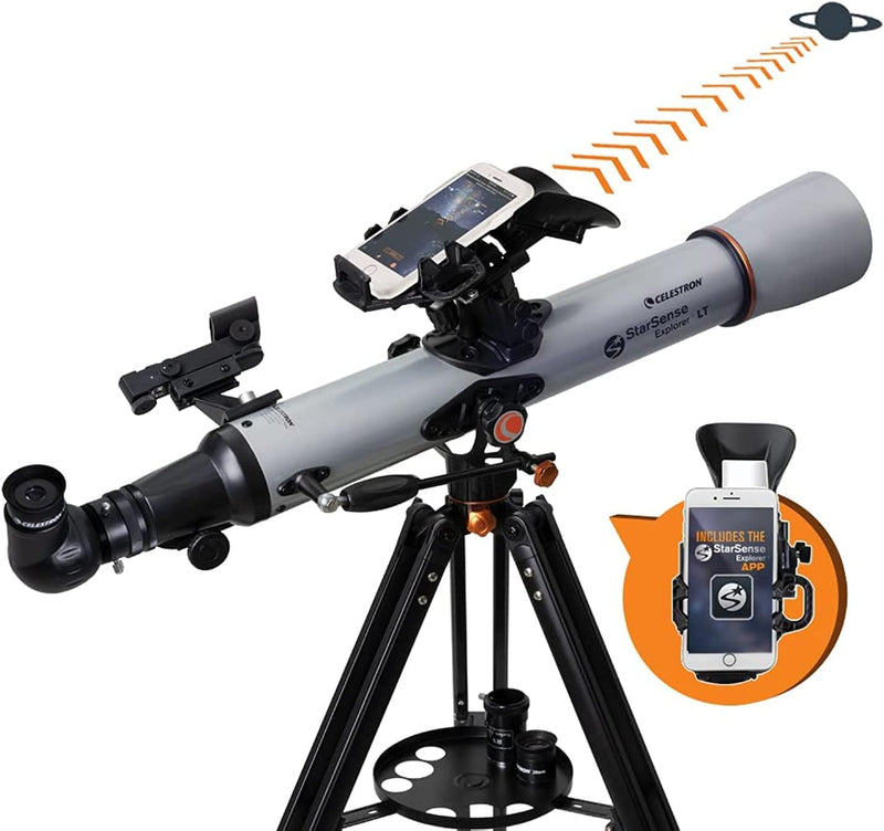 Celestron 22450 StarSense Explorer LT 70AZ Refraktor-Teleskop, Tubuslänge 81 cm, f/1 Öffnungsverhält