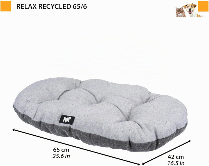 Ferplast Hundebett Relax, Hundekissen, Katzenkissen, Hundematte für Hundehütten und Autos – waschbar