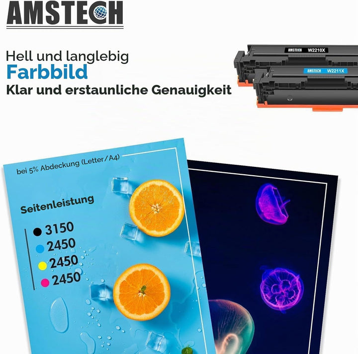 207X 207A MFP M283fdw Toner: Ersatz für HP 207X 207A Multipack Toner für HP Color Laserjet Pro MFP M