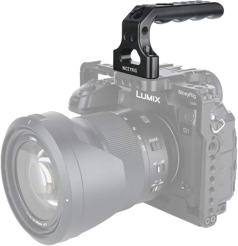 NICEYRIG 383 Handgriff mit flachem Profil, geeignet für RED DSMC2, ergonomischer DSLR-Kamerakäfig