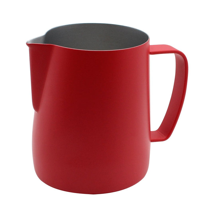 Edelstahl Pitcher Krug Milch Schaumbecher Geeignet Für Kaffee Latte Und Schäumende Milch 350ml Rot 3