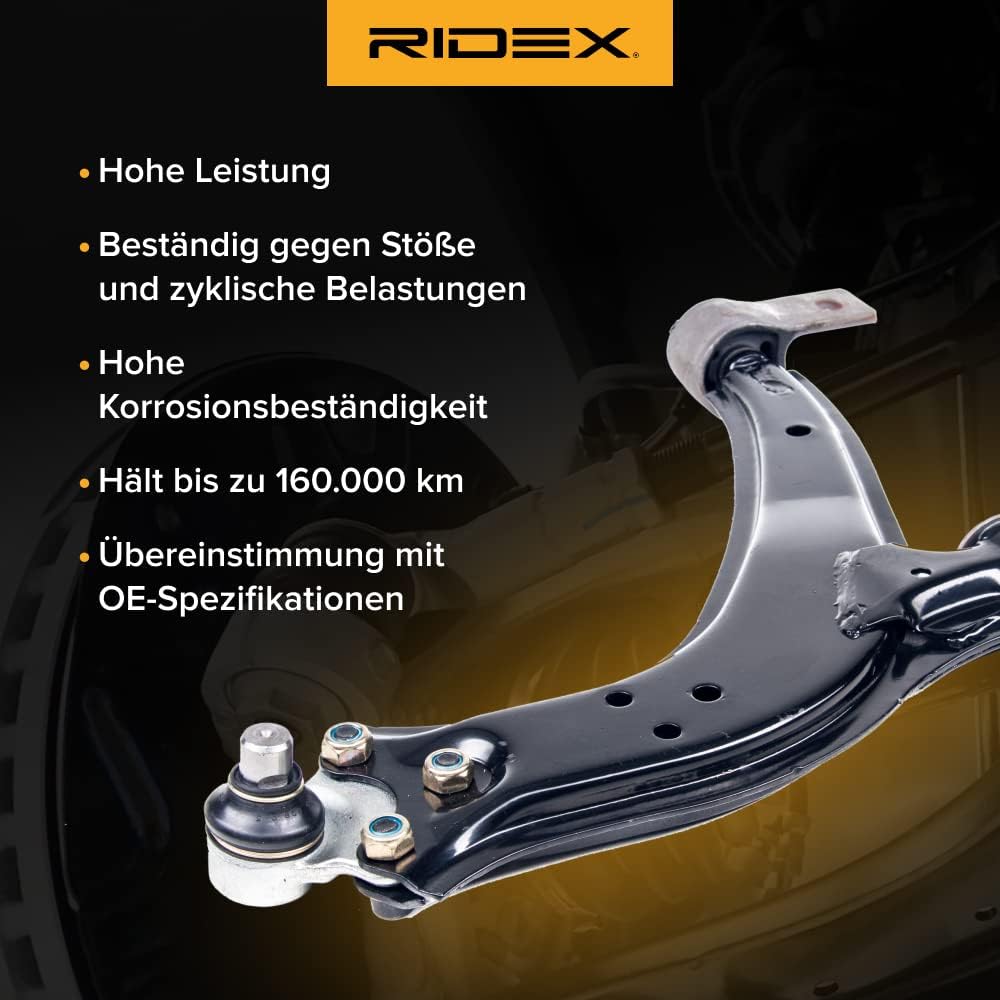 RIDEX 273C0417 Lenker, Radaufhängung Querlenker, Dreieckslenker, Achslenker links, unten, Vorne