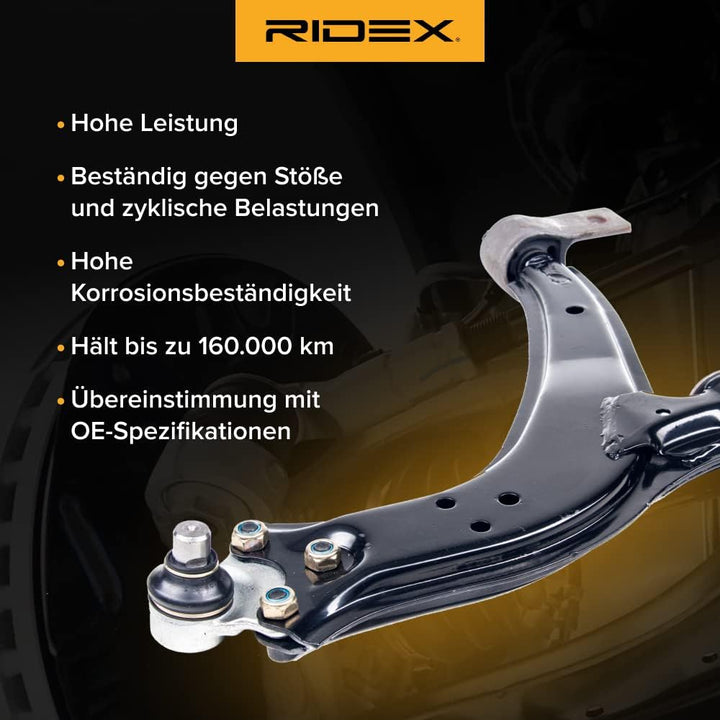 RIDEX 273C0417 Lenker, Radaufhängung Querlenker, Dreieckslenker, Achslenker links, unten, Vorne