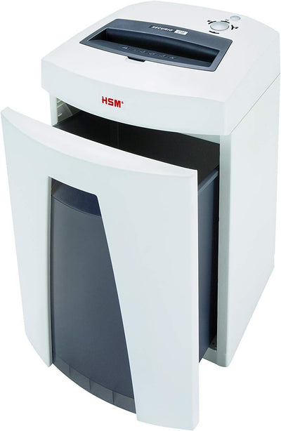 HSM SECURIO C18 Small Office Aktenvernichter, Sicherheitsstufe P2, 15 Blatt Streifenschnitt, Blauer