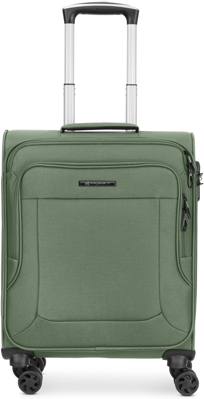 Franky Kabinen-Koffer für Damen und Herren | Kleiner Cabin-Trolley 40 x 20 x 55 cm aus hochwertigem,