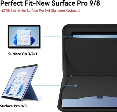 Smatree 13 Zoll Laptop Hülle für Microsoft Surface Pro 9/8 13zoll/ HP Envy x360 13,3 Zoll 2in1 Conve