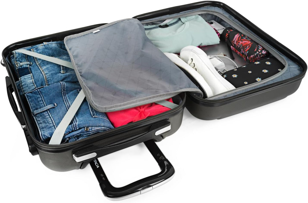 ITACA - Trolley Handgepäck Cabin Trolley Koffer Reisekoffer Hartschalenkoffer mit Zahlenschloss - Ka