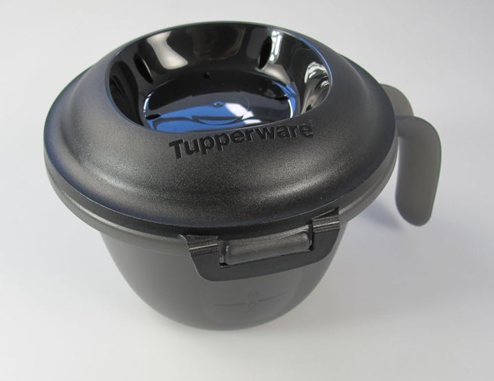 TUPPERWARE Mikrowelle Junior-Reis-Meister 500 ml schwarz/rot single Reiskocher 8283
