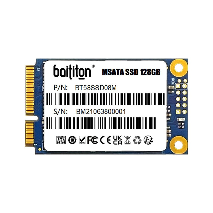 BAITITON MSATA III 128GB SSD Internal Solid State Drive 128GB MSATA, 128GB MSATA