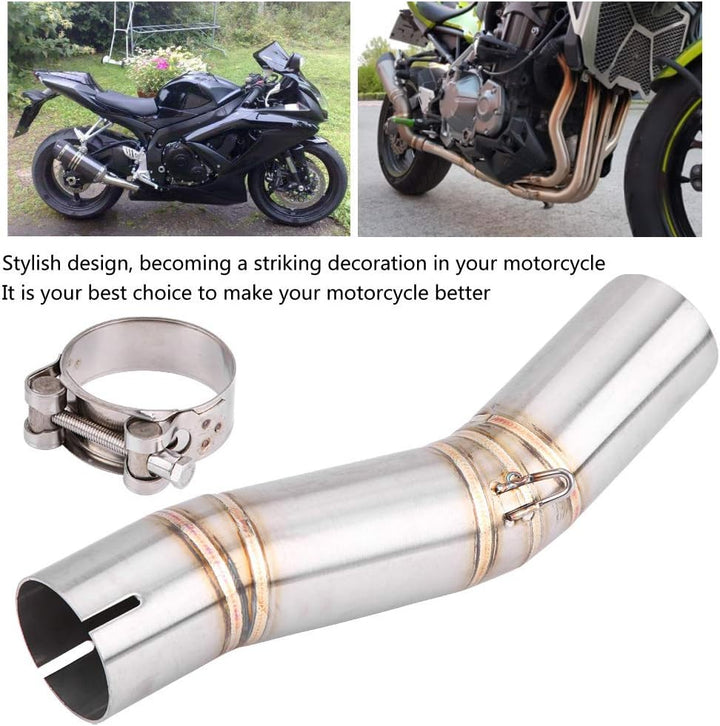 Motorrad Vollauspuffanlage Sport Outlook Vent Middle Pipe Link Connect mit High Performance für GSX-