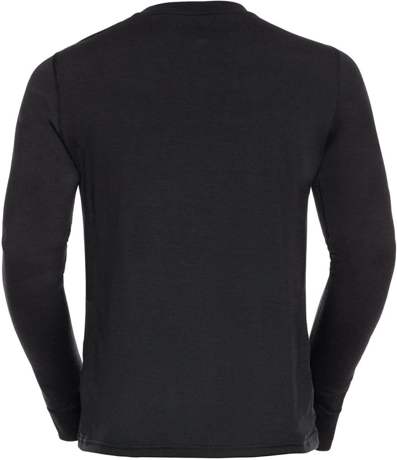 Odlo Herren 100% Merino 200 Gramm_195742 Funktionsunterwäsche Set XXL Black - Black, XXL Black - Bla