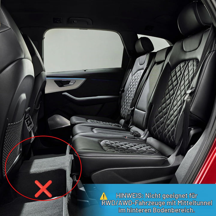 Auto Luftaufblasbare Matratze Rücksitz Reisebett Schwarz Grau