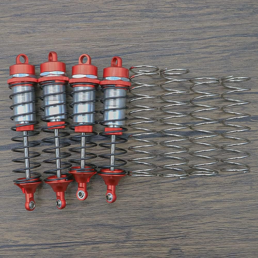 RCAWD RC ARRMA Shock Set Auto Stossdämpfer vorn &amp; hinten montiert Vollmetalldämpfer für Arrma 1/10 G