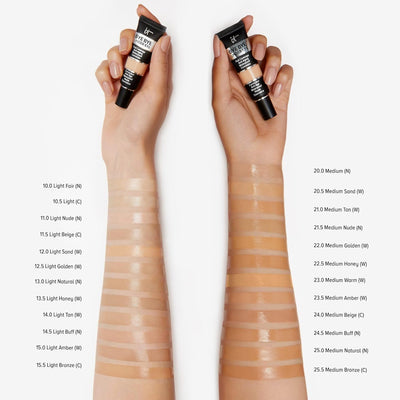 It Cosmetics Bye Bye Under Eye Full Coverage anti-aging waterproof Concealer (13.0 Light Natural), 1