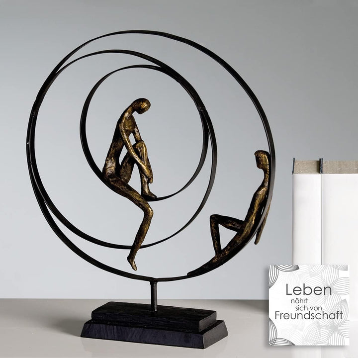 Casablanca Deko Skulptur 'Patience', 34 x 41 cm, Bronze