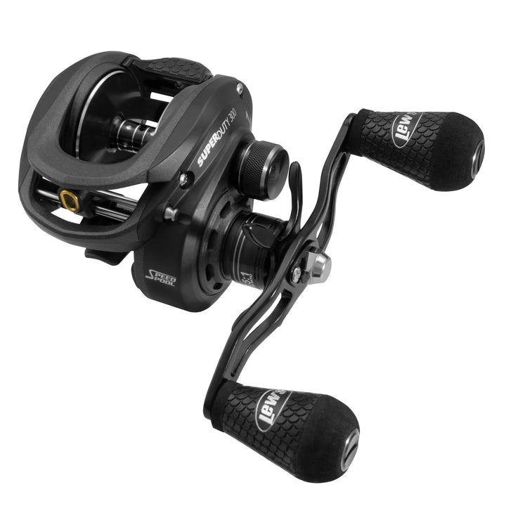Lew's SuperDuty Baitcast-Spule mit 300 Geschwindigkeiten 7.2:1 Linkshänder-Baitcast-Rolle, 7.2:1 Lin