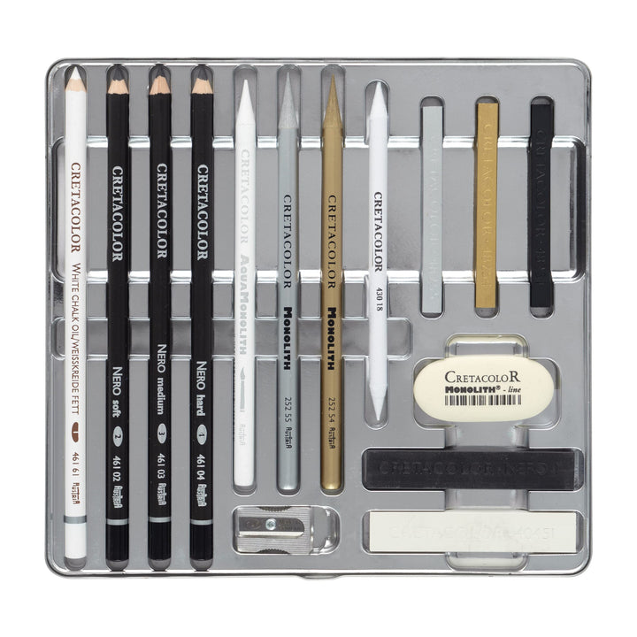 Cretacolor The Diamond Box Metallic-Zeichen-Set, mehrfarbig
