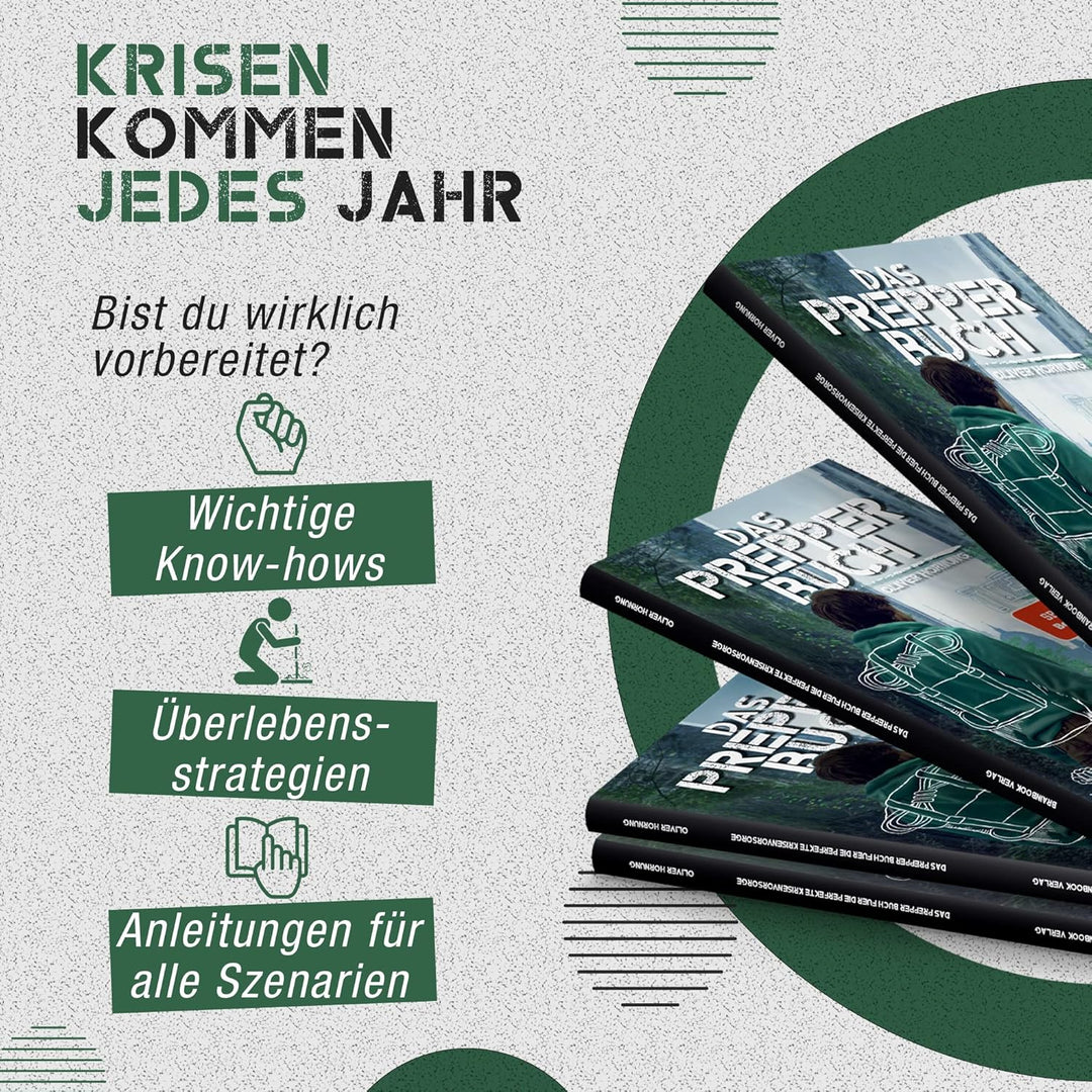 Das Prepper Buch für die perfekte Krisenvorsorge: Mehr als nur ein Survival Buch. Sei für den Ernstf
