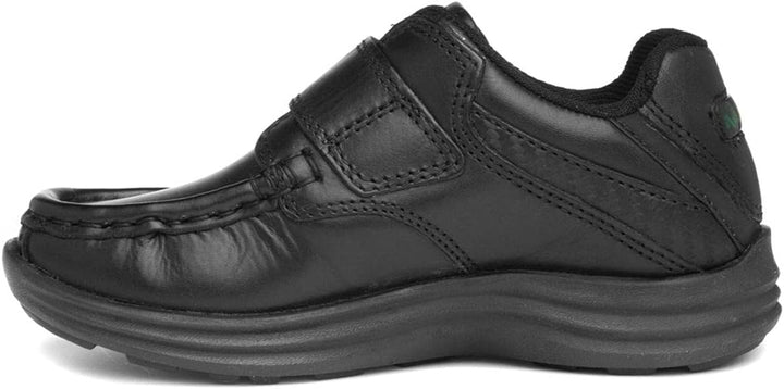 Kickers Reasan Riemen Kleinkind Jungen Schule Schuhe 27 EU Schwarz, 27 EU Schwarz