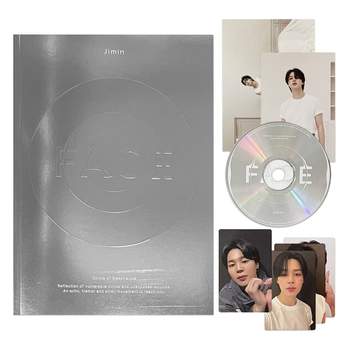 JIMIN OF BTS - [FACE] (Invisible Face Ver.) Photo Book + CD + Photo Card A + Photo Card B + Post Car