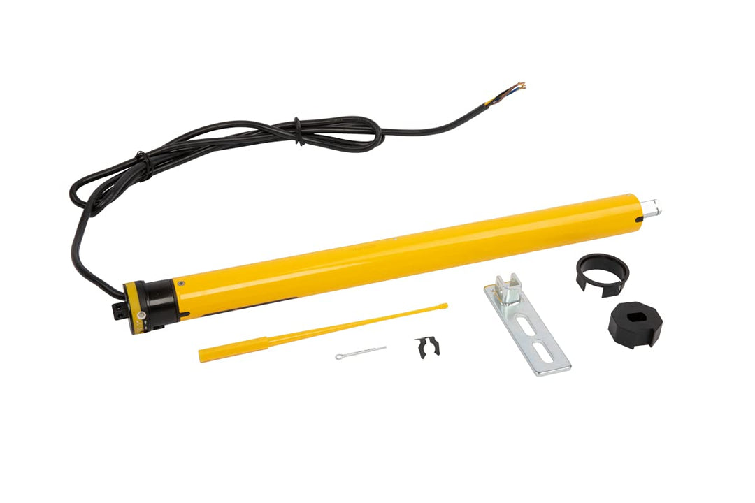 Schellenberg 20221 Rolladenmotor Action Mini für 40 mm Stahlrohrwellen, mechanische Endlageneinstell