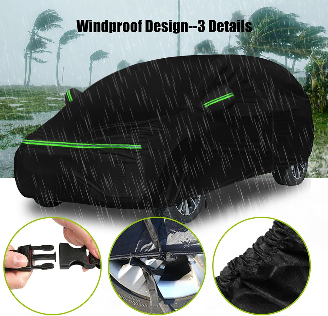 Auto Abdeckun für Ford S-MAX 2006-2023 Oxford Baumwolle Wasserdicht für Regen Sonne Staub Schutz Aut