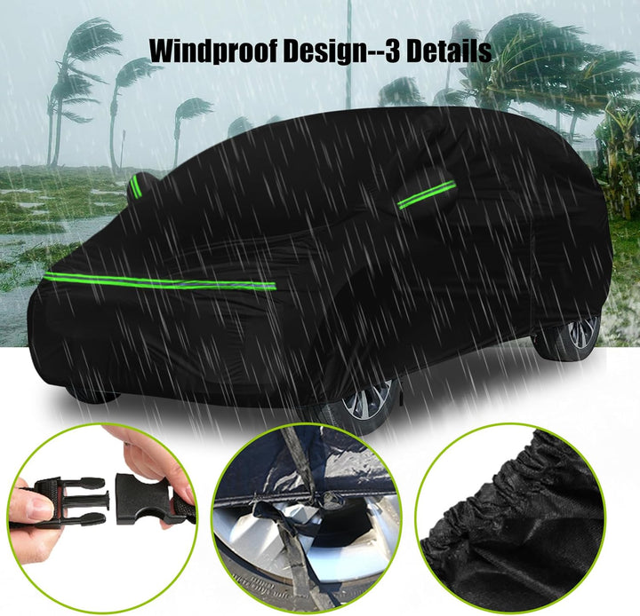 Auto Abdeckun für Ford S-MAX 2006-2023 Oxford Baumwolle Wasserdicht für Regen Sonne Staub Schutz Aut