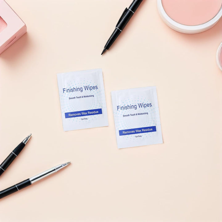 Pack 50 Wachsentferner Öltücher nach dem Waxing | Mühelose Wachsentfernung, Beruhigende Hautpflege m