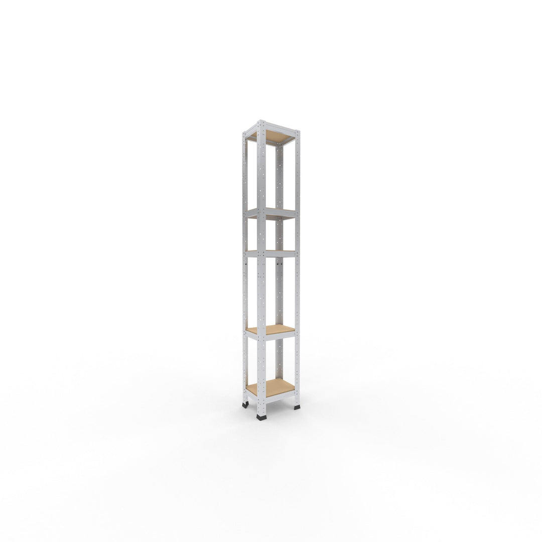 shelfplaza® 180x30x23cm Home Schwerlastregal verzinkt/Metallregal mit 5 Böden/Kellerregal Metall, Ga