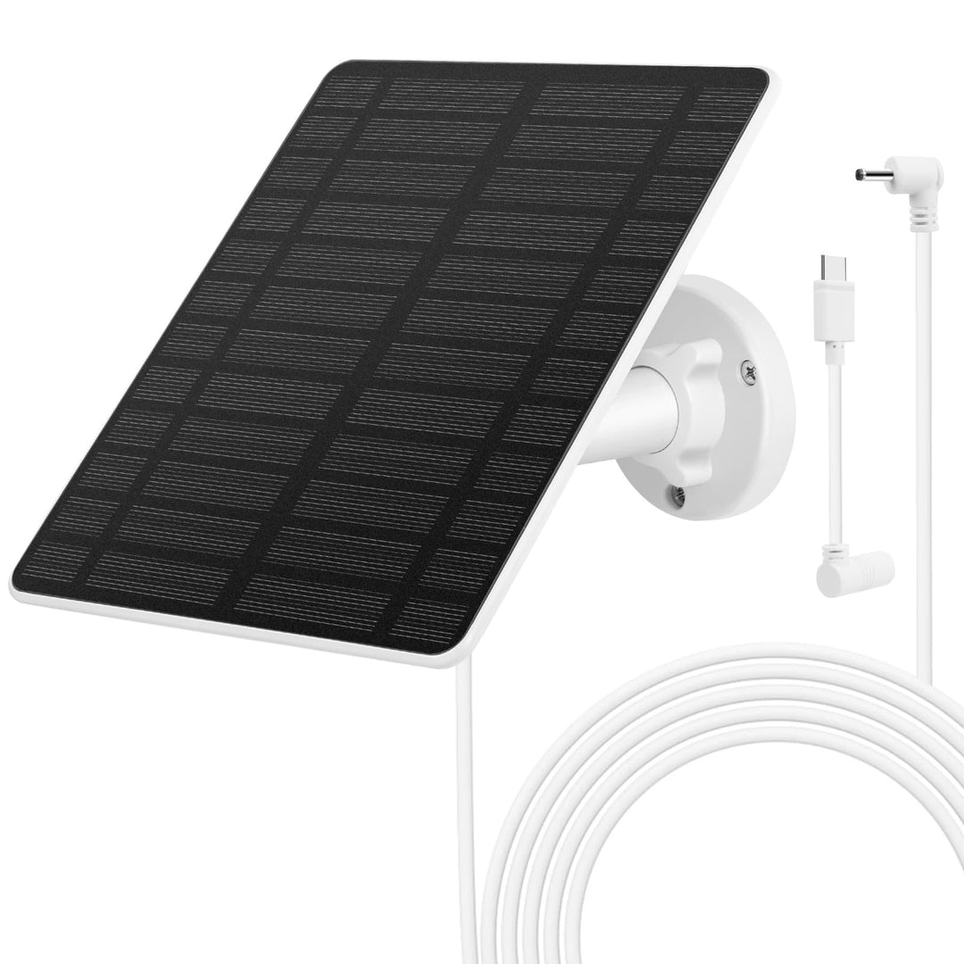Solarmodul für Ring Kamera,GuKKK 5W Kamera Solarpanel kompatibel mit Ring Spotlight Cam/Pro/Plus Akk