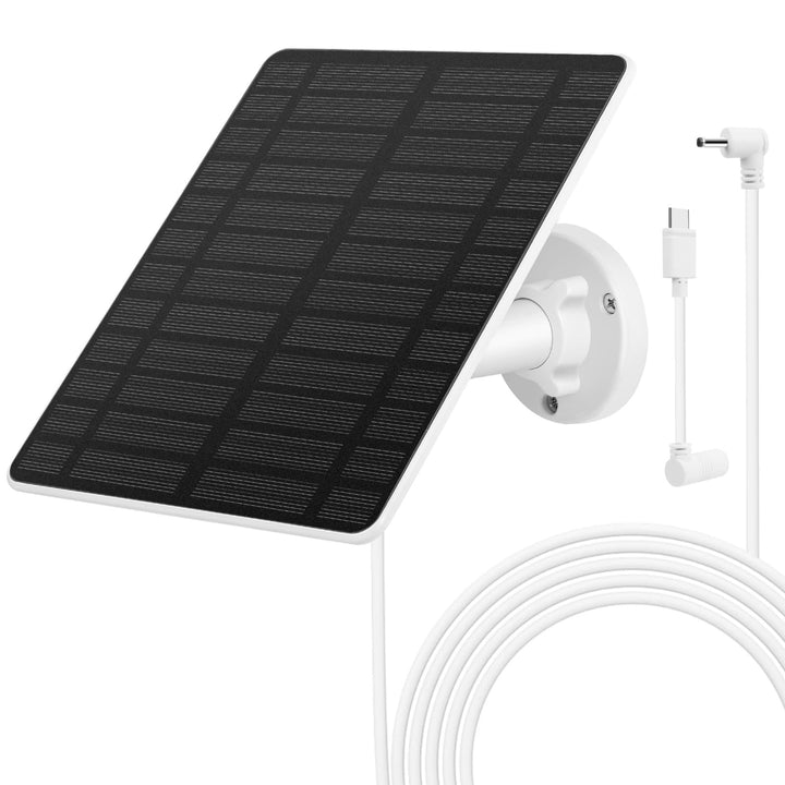 Solarmodul für Ring Kamera,GuKKK 5W Kamera Solarpanel kompatibel mit Ring Spotlight Cam/Pro/Plus Akk